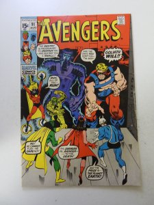 The Avengers #91 (1971) FN condition
