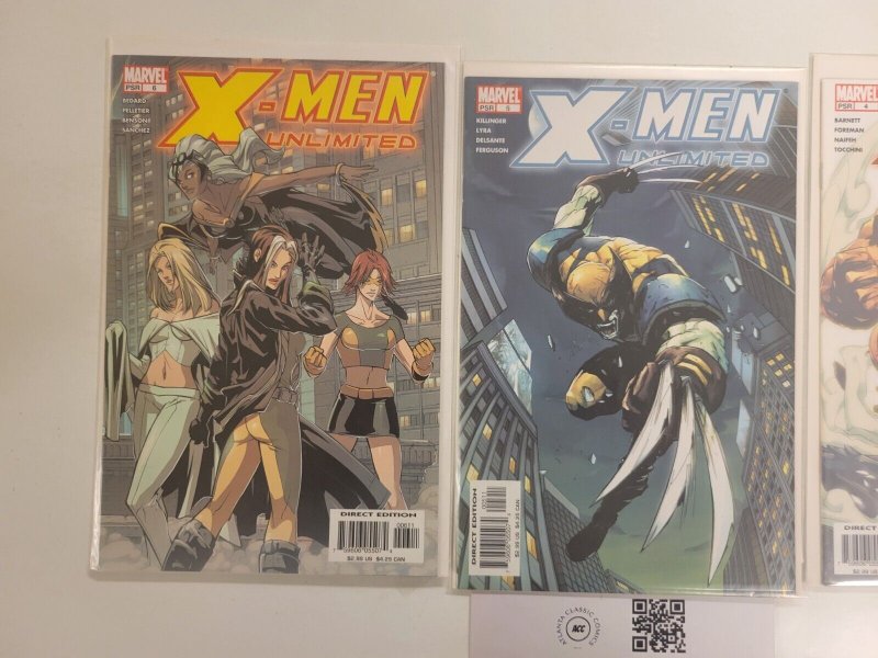 3 X-Men Unlimited Marvel Comic Books #4 5 6 66 RC31