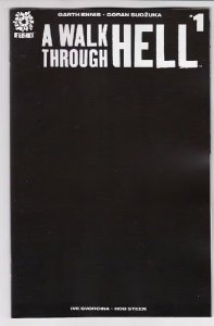 WALK THROUGH HELL (2018 AFTERSHOCK) #1 VARIANT CVR B ALL BLACK SHOCK