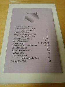 New Furrottica Purple HTF Vol1 No 8 Furry Anthropomorphic Art Fanzine Adult A1