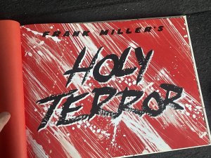 Frank Miller’s Holy Terror HC 2011 NEW! 1st Print Hardcover Legendary