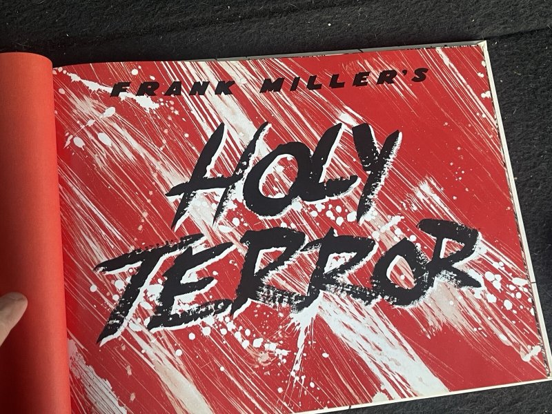 Frank Miller’s Holy Terror HC 2011 NEW! 1st Print Hardcover Legendary