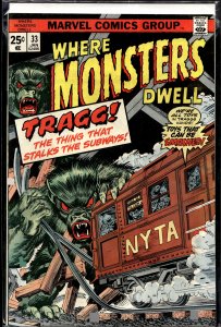 Where Monsters Dwell #33 (1975) Tragg