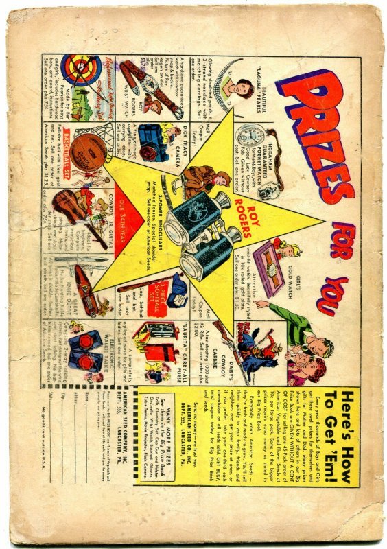 Captain Marvel Adventures #130 1952 -Fawcett Golden Age reading copy