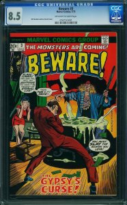 Beware! #3 (1973) CGC 8.5 VF+