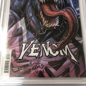 Venom (2024) # 28 (CGC SS 9.8)  Signed Arthur Adams * Adams VAriant Cover *