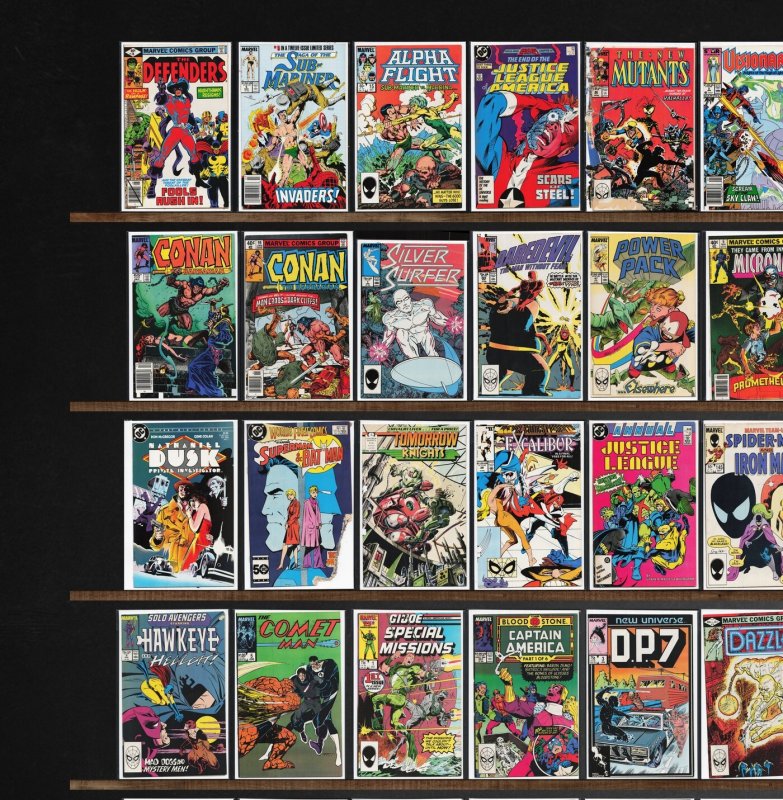 Huge Lot 150+ Comics with Conan The Barbarian, Alpha Flight & More!