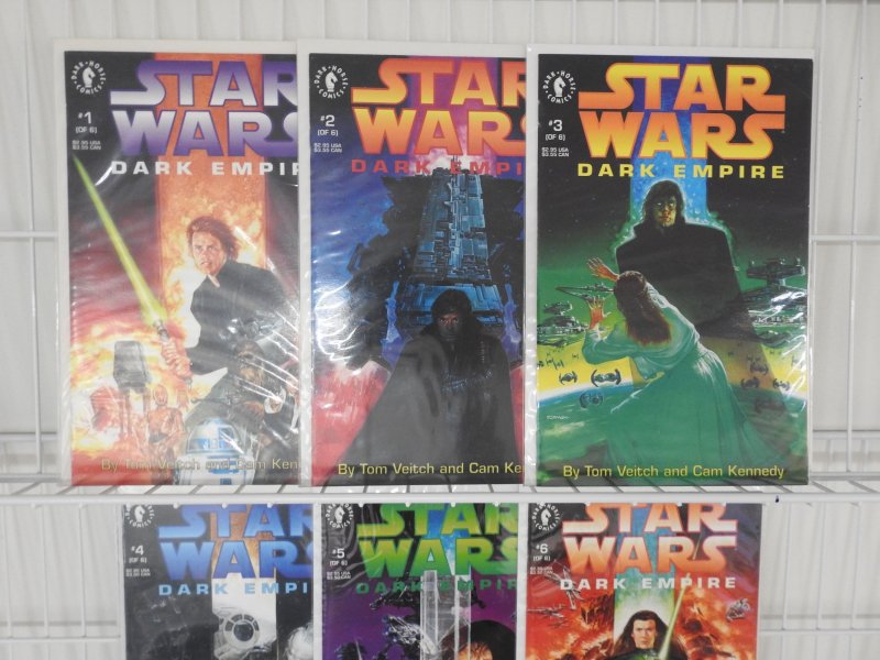 Star Wars: Dark Empire #1-6 (1991) Complete Set! Avg NM- Condition!