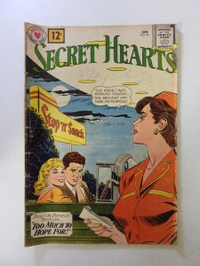 Secret Hearts #76 (1962) GD condition ink front cover