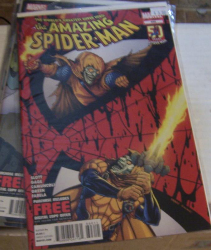 Amazing Spider-Man # 696 2012 marvel disney hobgoblin vs hobgoblin  peter parker