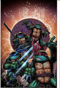 TEENAGE MUTANT NINJA TURTLES ONGOING #100 VARIANT 1:50 LAIRD & EAS PRESALE-11/27