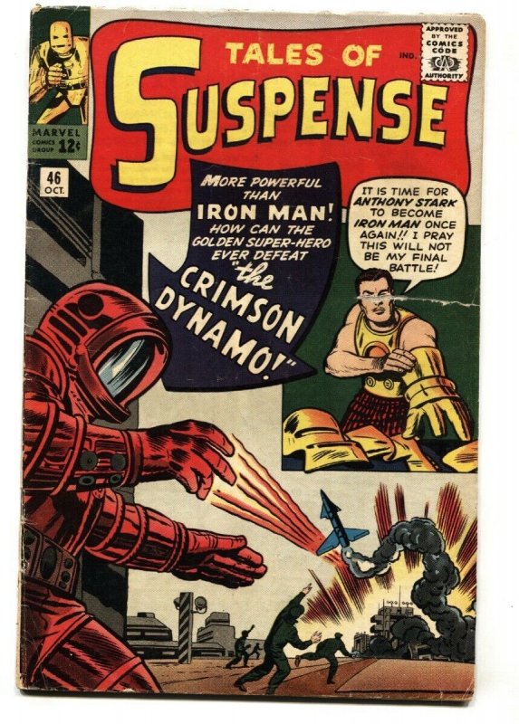 TALES OF SUSPENSE #46 comic book 1963 IRON MAN-1st CRIMSON DYNAMO