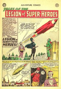 ADVENTURE COMICS #306 (Mar1963) 5.0 VG/FN   First LEGION OF SUBSTITUTE HEROES!