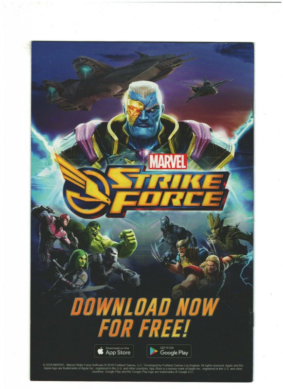 Weapon X #18 VF+ 8.5 Marvel Comics 2018 Wolverine, Domino & Omega Red