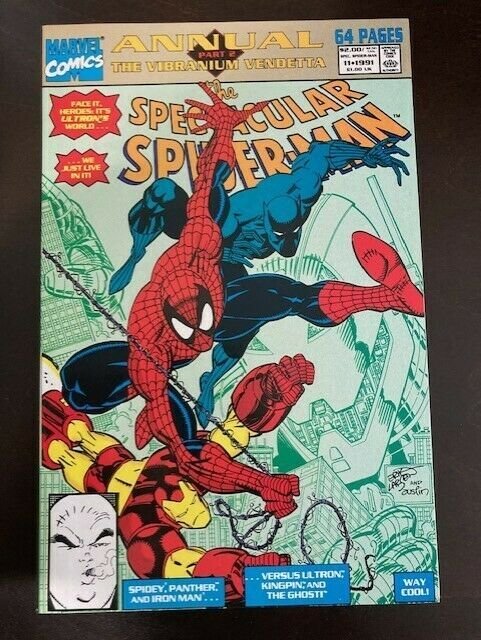 Spider-Man Annual Set 1991 (Amazing, Spectacular, Web), Vibranium Vendetta 