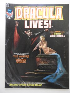 Dracula Lives #2 (1973) The Birth of Count Dracula! Beautiful VF-NM Condition!