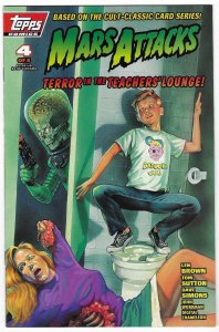 Mars Attacks #4 Bathroom Cover (1994)