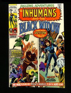 Amazing Adventures #3 Black Widow Inhumans!