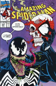 The Amazing Spider-Man #347 (1991) Classic Venom Cover VF+ 8.5 Comic Book