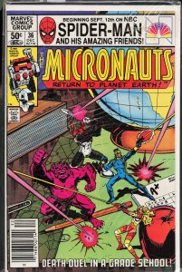 Micronauts #36 Newsstand Edition (1981) Micronauts
