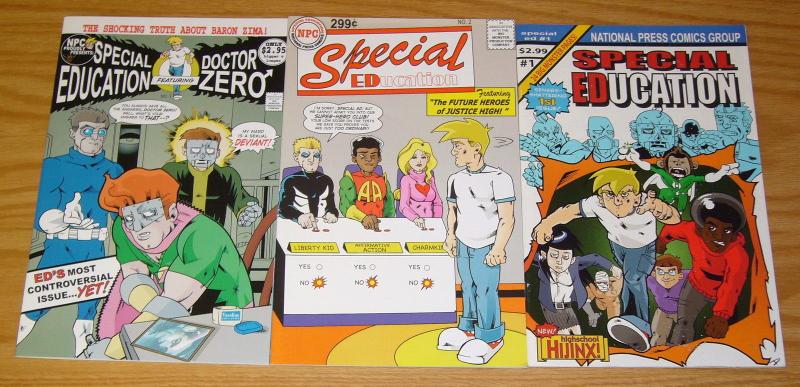 Special Education #1-3 VF/NM complete series - national press comics set lot 2