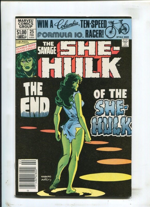 Savage She-Hulk #25 - Newsstand Edition/Last Issue in 1st Series (VF-) 1982 