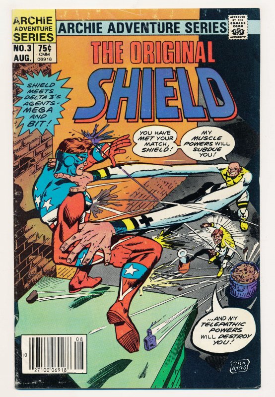 Original Shield (1984) #1-4 VF-/NM Complete series