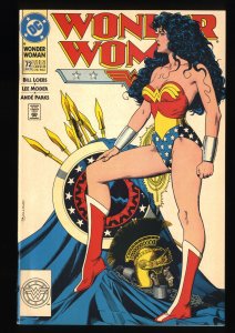 Wonder Woman #72 VF+ 8.5 Brian Bolland Cover!