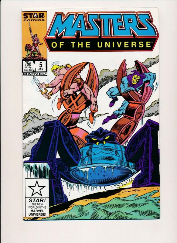 Marvel STAR Comics  MASTERS OF THE UNIVERSE Vol 1 #5 Jan. 1987 VF/NM(PF374) 