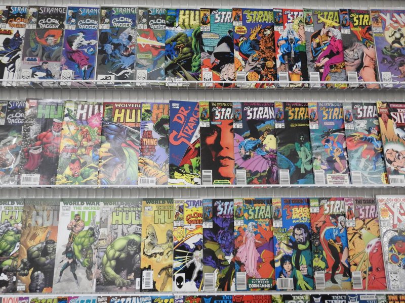 180+ Comics W/ Dr. Strange,  X-Men, Incredible Hulk+ Avg VF Condition!