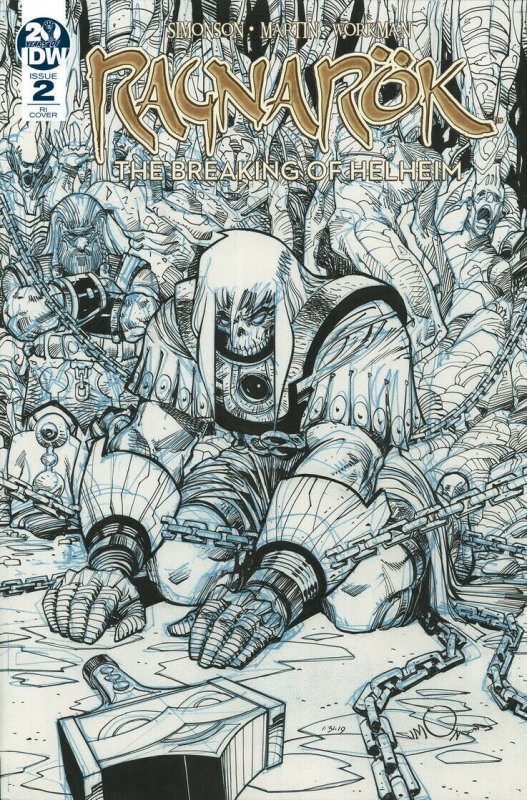 RAGNAROK BREAKING OF HELHEIM (2019 IDW) #2 VARIANT 1:10 SIMONSON PRESALE-09/18