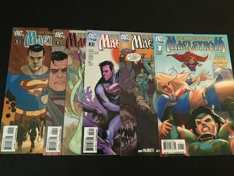 SUPERMAN/SUPERGIRL: MAELSTROM #1, 2, 3, 4, 5 VFNM Condition