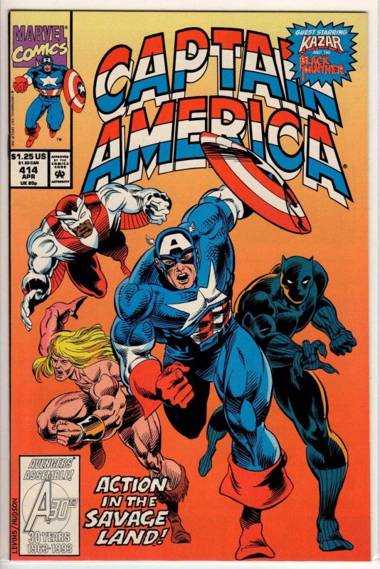 Captain America #414 Direct Edition (1993) 9.4 NM