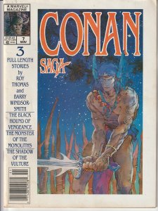 Conan Saga # 7 Representing 3 stories from Marvel's Conan The Barbarian ...