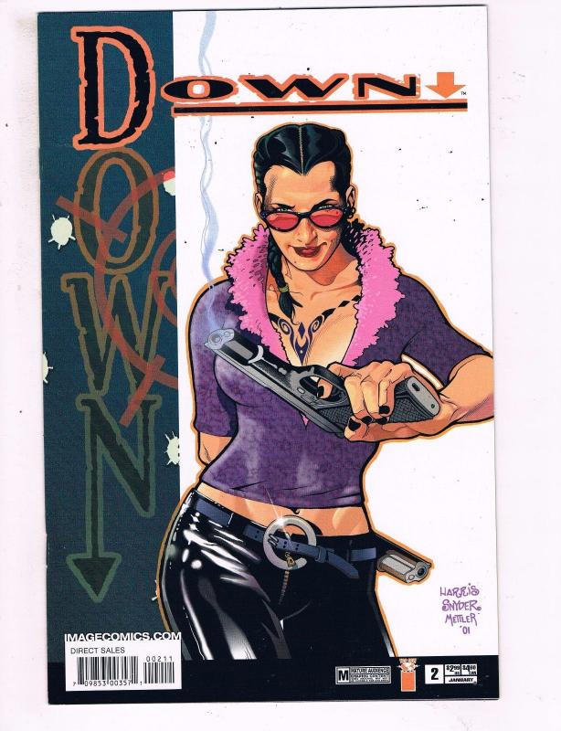 Lot Of 4 Down Image Top Cow Comic Books # 1 2 3 4 NM 1st Prints Warren Ellis JH5