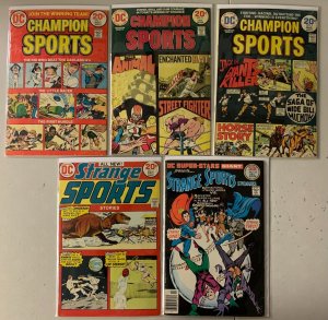 DC Sports comics lot 5 diff avg 5.0 (1973-76)