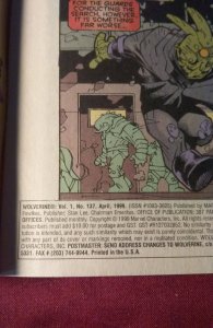 Wolverine #137 (1999)