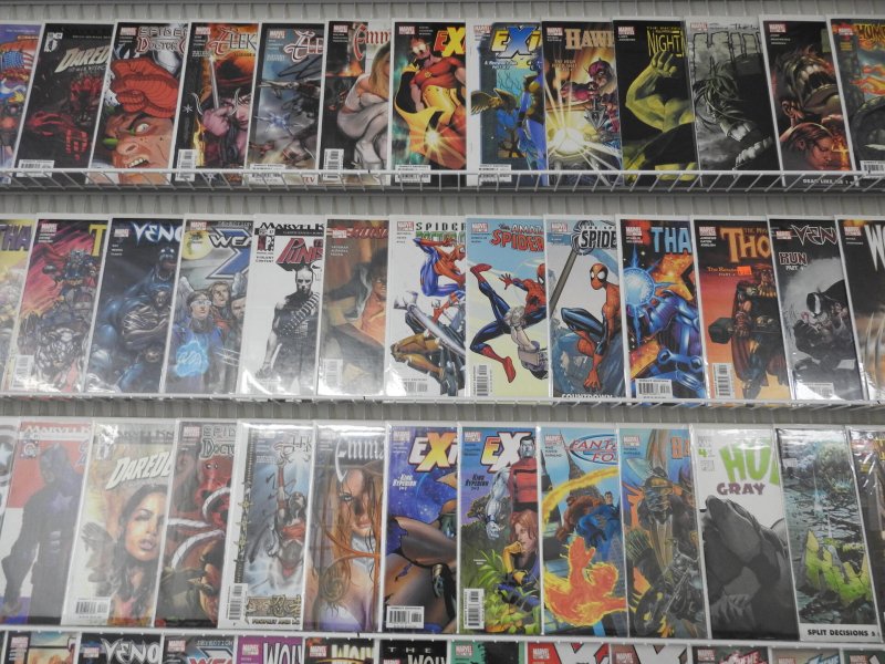 Huge Lot 160+ Comics W/ Spider-Man, Hulk, Wolverine, X-Men+ Avg VF-NM Condition!