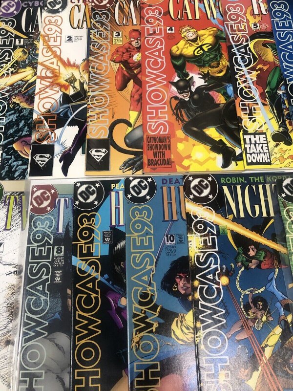 Showcase 93 (1993) Complete Set # 1-12 DC Comics • Catwoman • Nightwing • Robin
