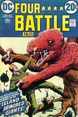 Four-Star Battle Tales #3 FN ; DC | dinosaur