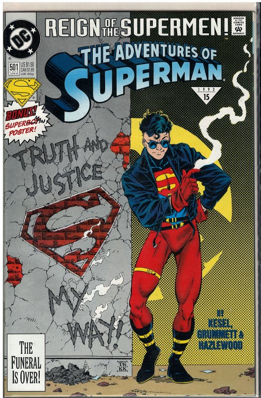 Adventures of Superman #501B (DC, 1993)