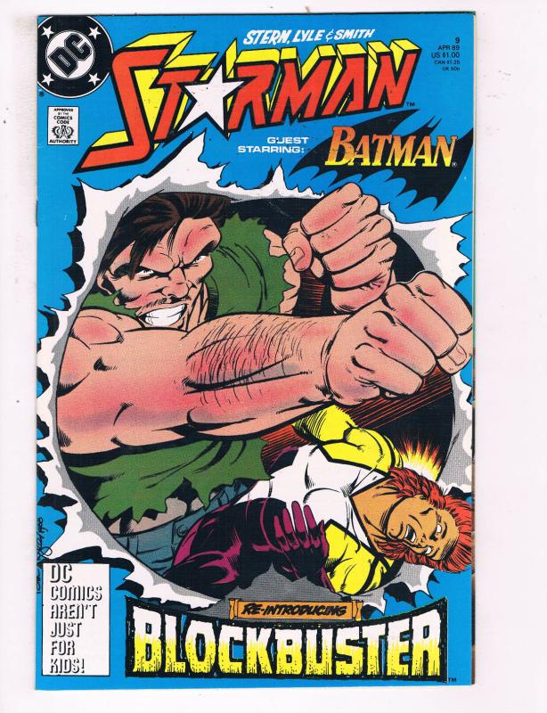 Starman #9 VF DC Comics Comic Book Stern Batman 1989 DE23