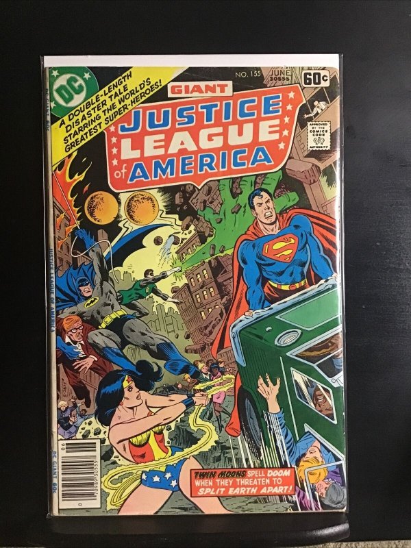 JUSTICE LEAGUE OF AMERICA JLA #155 VG/FN DC COMICS BOOKS BATMAN SUPERMAN (1978)