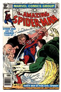 AMAZING SPIDER-MAN #217 comic book-1981-MARVEL nm-