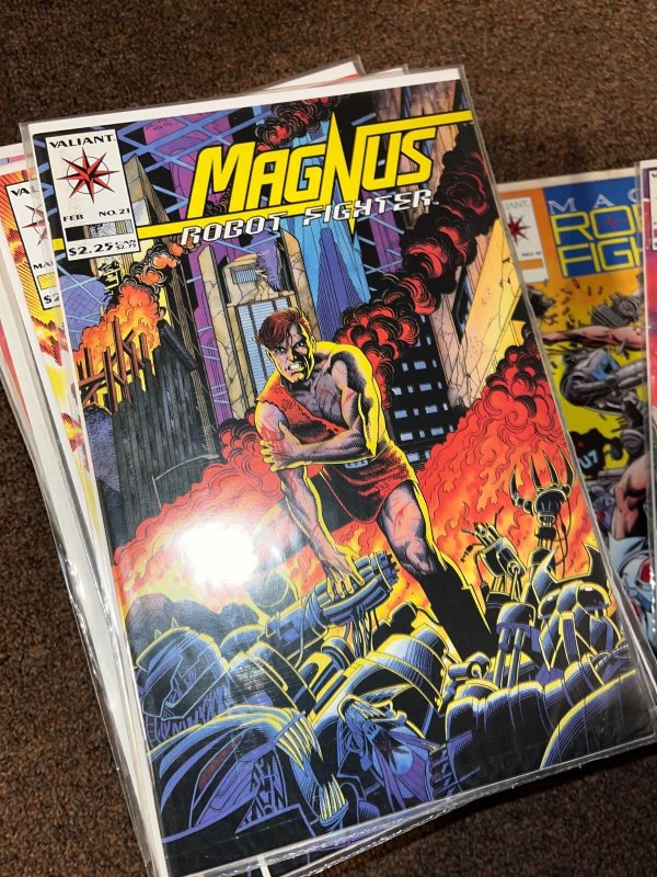 Magnus Robot Fighter Lot, Complete Series Set w/Issue #s 0, 1-64, Valiant 1991