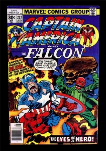 Marvel Captain America #212 bronze age 1977 comic book story & art by Jack Kirby