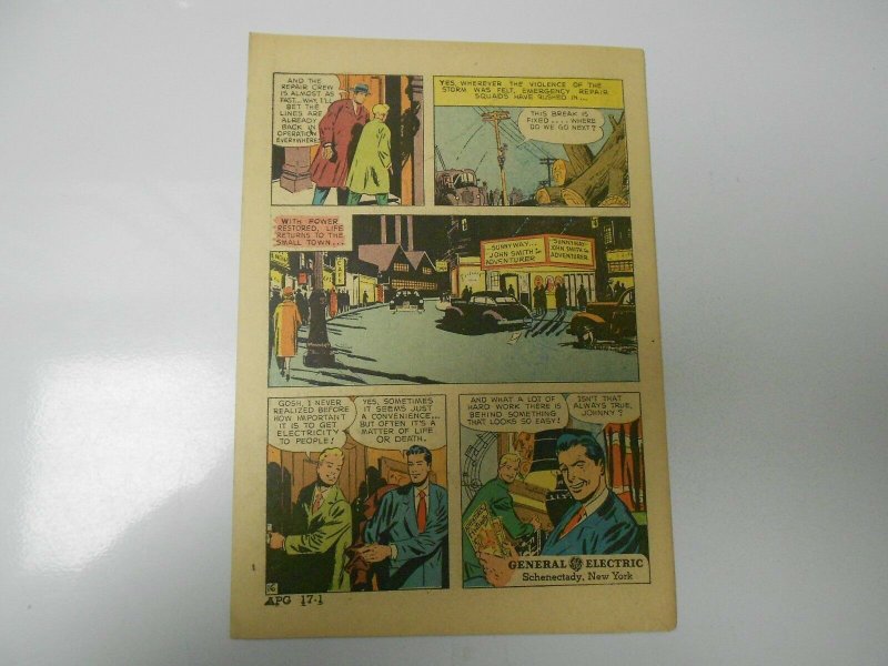 1946 ADVENTURES IN ELECTRICITY #3 Give-Away PROMO VF+ General Electric GE
