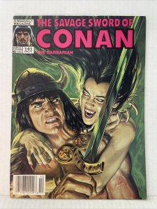 Savage Sword Of Conan #141 Marvel Magazine 