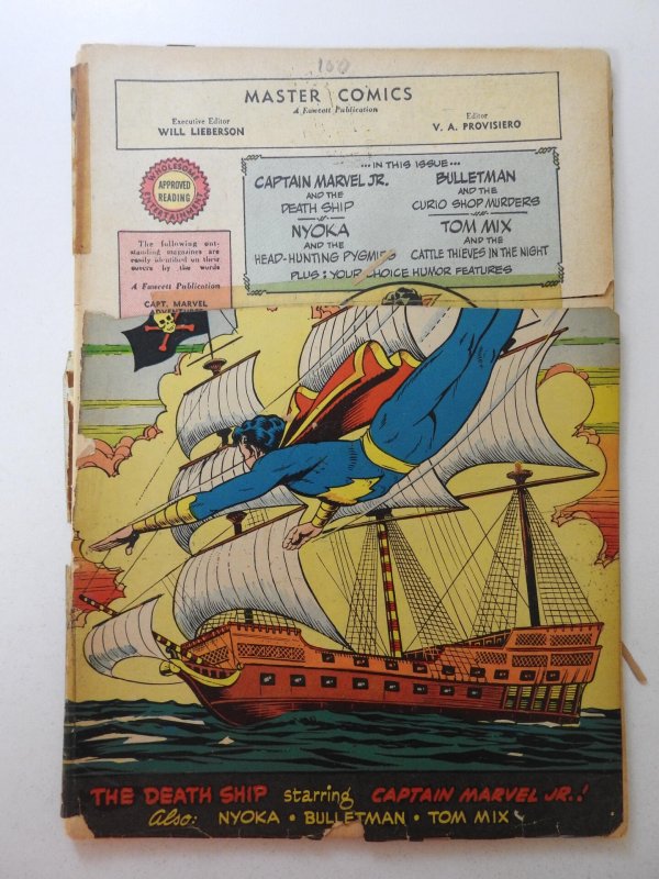 Master Comics #100 Remaindered Copy Complete Poor/Fair Condition!