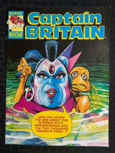 1985 CAPTAIN BRITAIN #12 FN 6.0 Alan Davis / Marvel UK